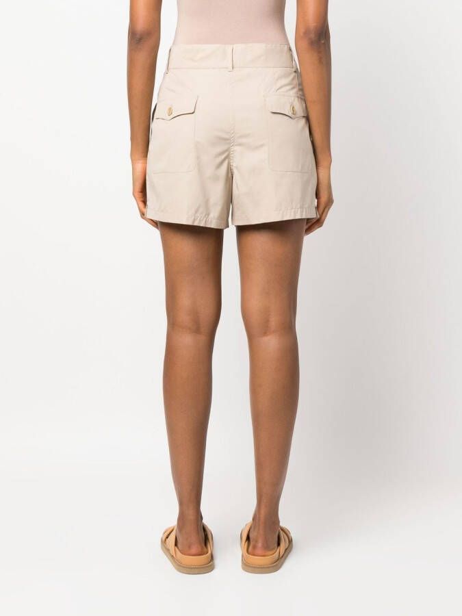 ASPESI High-waist shorts Beige