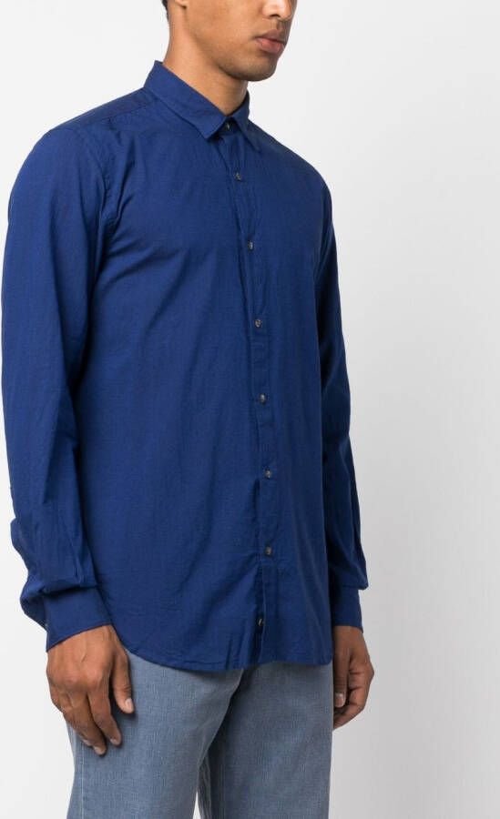 ASPESI Katoenen overhemd Blauw