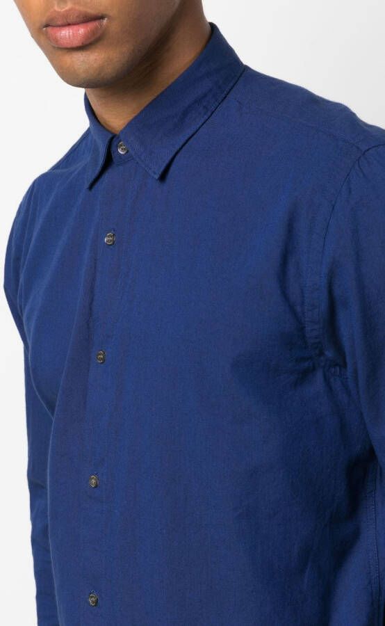 ASPESI Katoenen overhemd Blauw