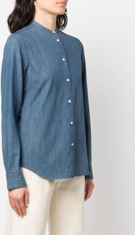 ASPESI Katoenen shirt Blauw