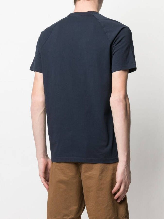 ASPESI Katoenen T-shirt Blauw