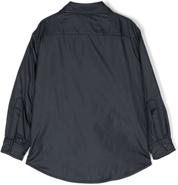 Aspesi Kids Button-up shirt Blauw