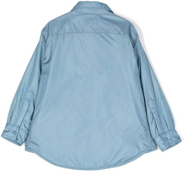 Aspesi Kids Button-up shirt Blauw