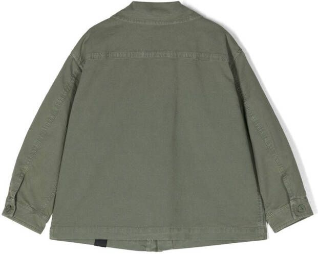 Aspesi Kids Button-up shirt Groen