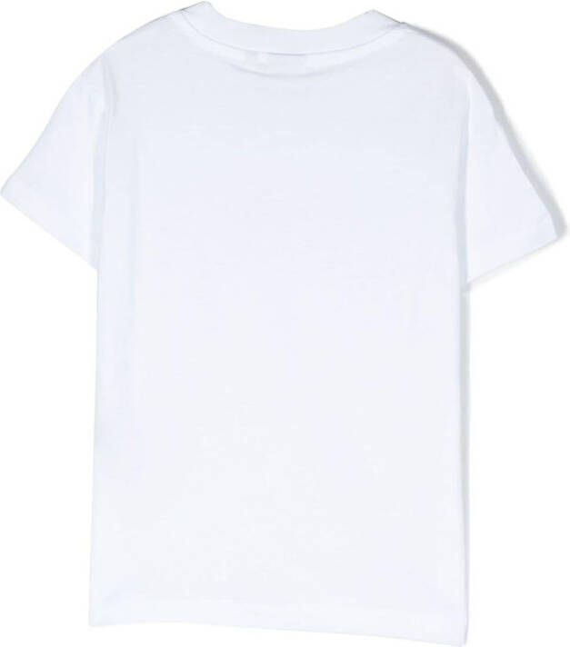 Aspesi Kids T-shirt met logoprint Wit