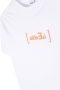 Aspesi Kids T-shirt met logoprint Wit - Thumbnail 3