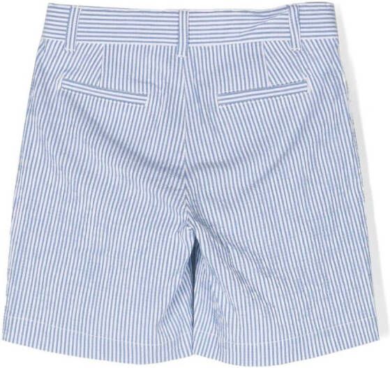 Aspesi Kids Shorts van stretch-katoen Blauw