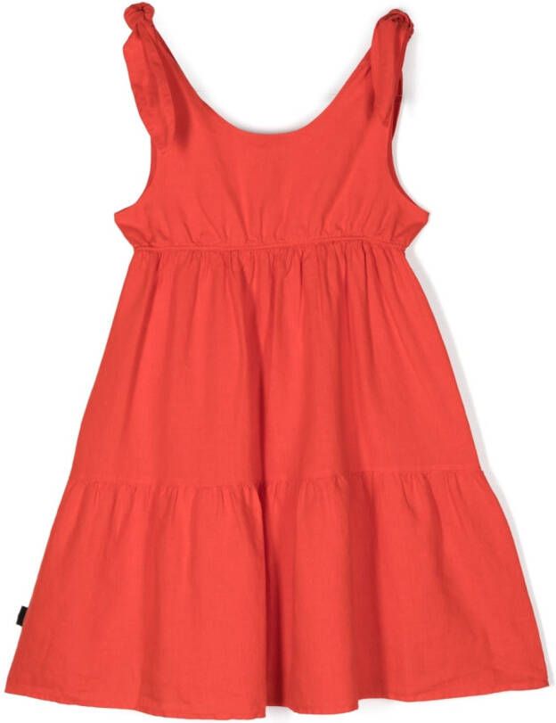 Aspesi Kids Mouwloze jurk Rood