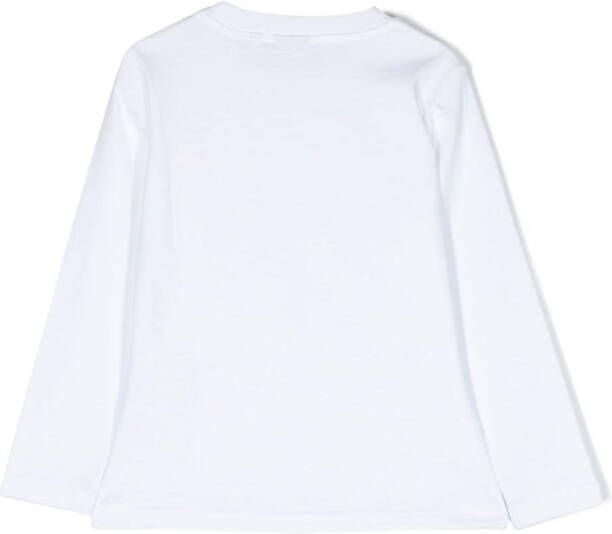 Aspesi Kids T-shirt met tekst Wit