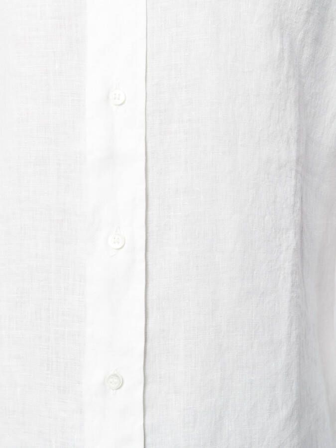 ASPESI kraagloos shirt Wit