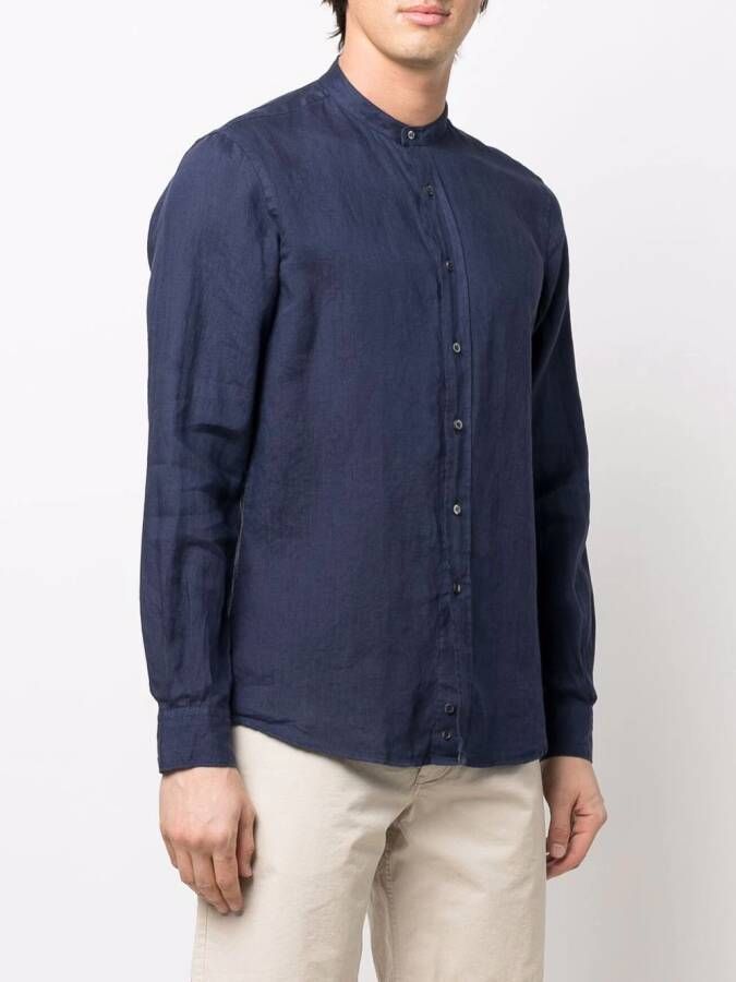 ASPESI Linnen overhemd Blauw