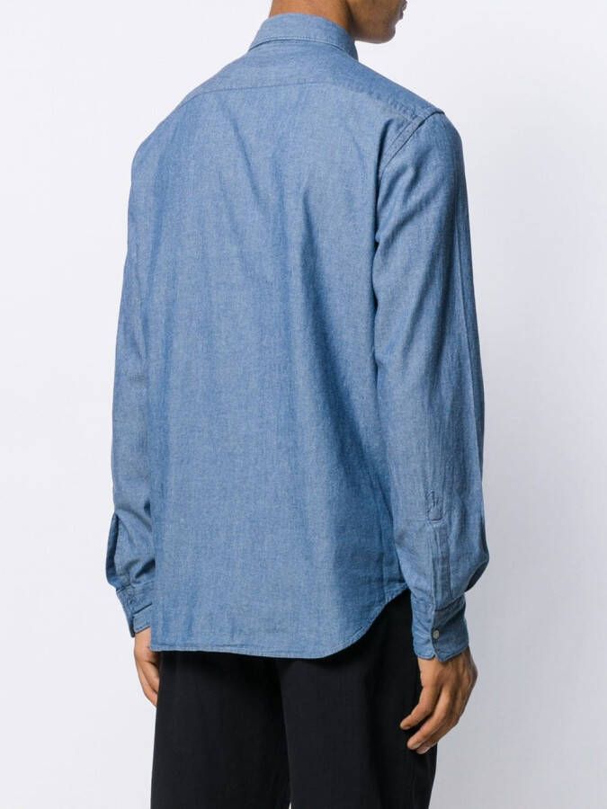 ASPESI Overhemd met lange mouwen Blauw