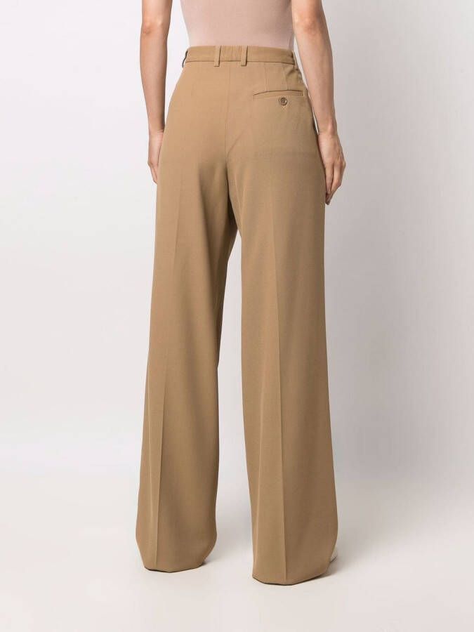 ASPESI Pantalon met wijde pijpen Beige