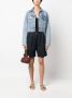 ASPESI Shorts met geplooid detail Blauw - Thumbnail 2