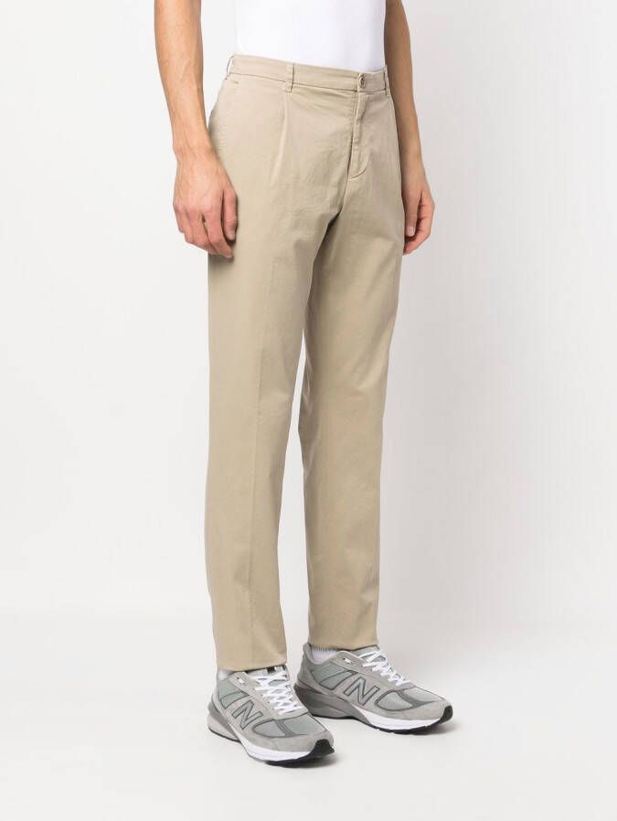 ASPESI Broek met geplooid detail Beige
