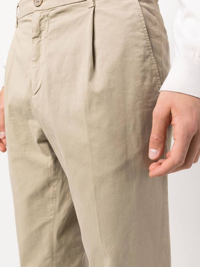 ASPESI Broek met geplooid detail Beige