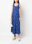 ASPESI Maxi-jurk met stippen Blauw - Thumbnail 2