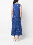 ASPESI Maxi-jurk met stippen Blauw - Thumbnail 4