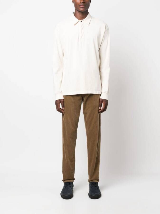 ASPESI Ribfluwelen broek Bruin