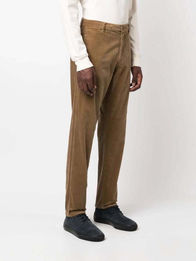 ASPESI Ribfluwelen broek Bruin