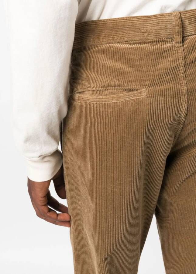 ASPESI Ribfluwelen broek Bruin