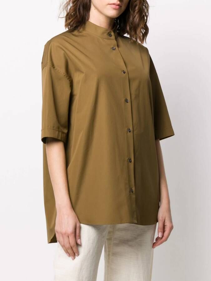 ASPESI Shirt met korte mouwen Bruin