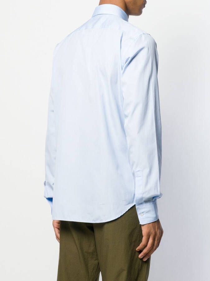 ASPESI Slim-fit overhemd Blauw