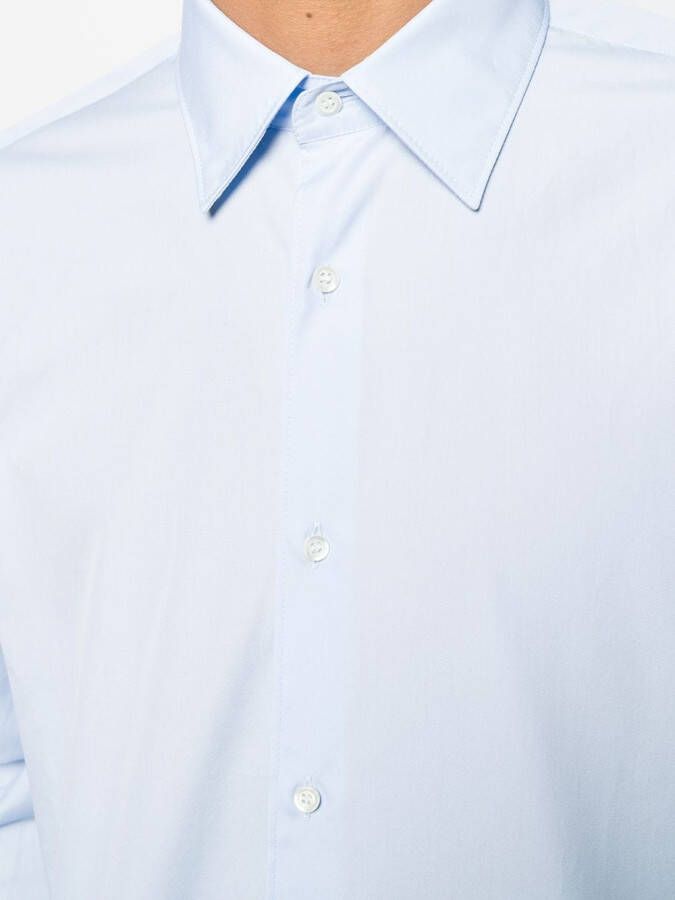 ASPESI Slim-fit overhemd Blauw