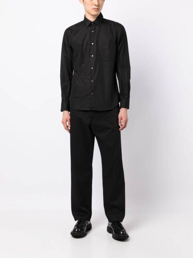 ASPESI Slim-fit overhemd Zwart