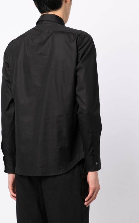 ASPESI Slim-fit overhemd Zwart