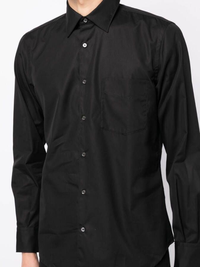 ASPESI Slim-fit overhemd Zwart