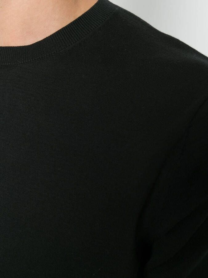 ASPESI slim-fit T-shirt Zwart