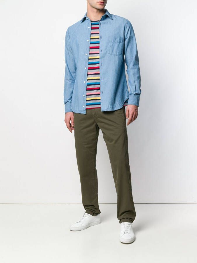 ASPESI Spijkeroverhemd Blauw