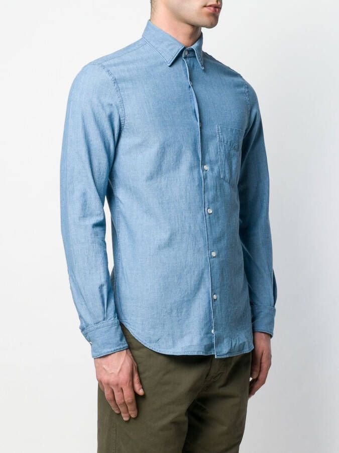 ASPESI Spijkeroverhemd Blauw
