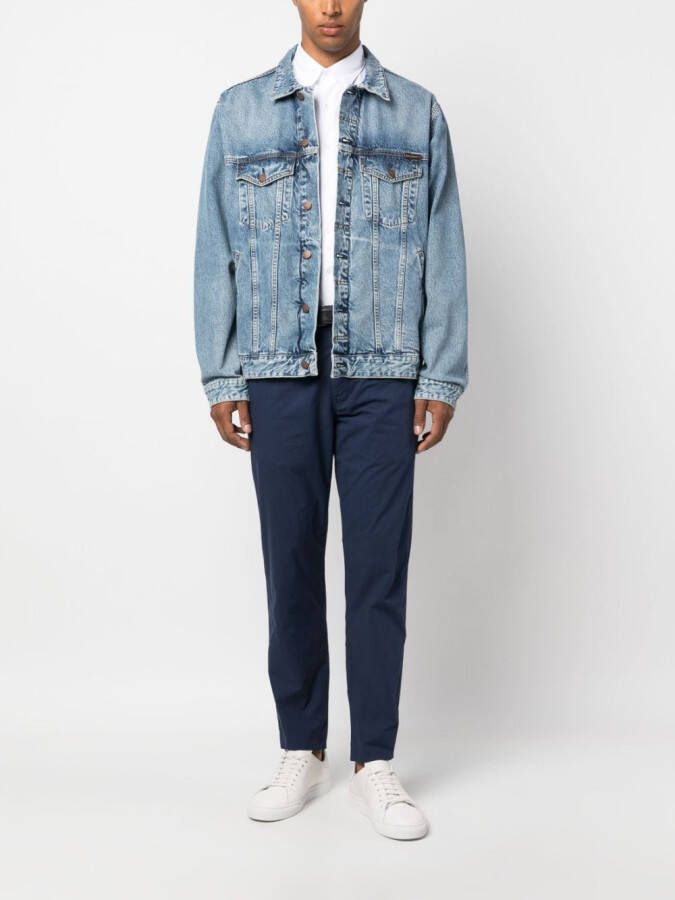 ASPESI Straight chino Blauw