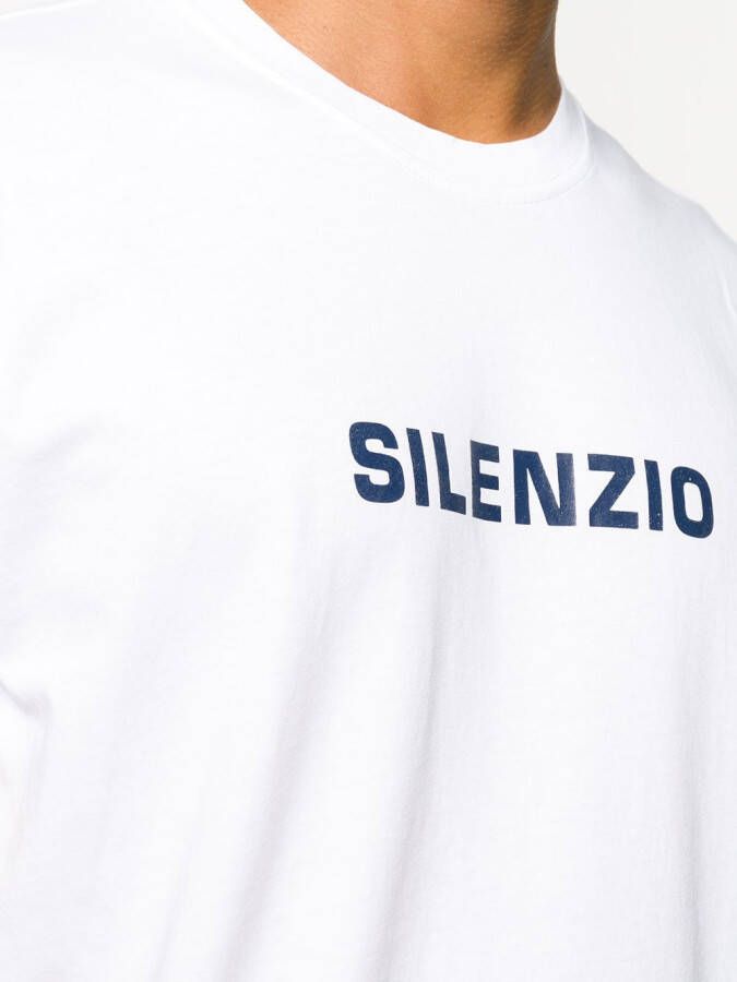 ASPESI T-shirt met logo Wit