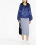 ASPESI Windjack met trekkoord capuchon Blauw - Thumbnail 2