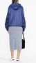 ASPESI Windjack met trekkoord capuchon Blauw - Thumbnail 4