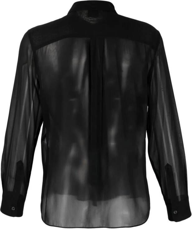 ASPESI Zijden blouse Zwart