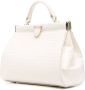 Aspinal Of London Florence Frame tas met krokodillenleer-reliëf Beige - Thumbnail 3