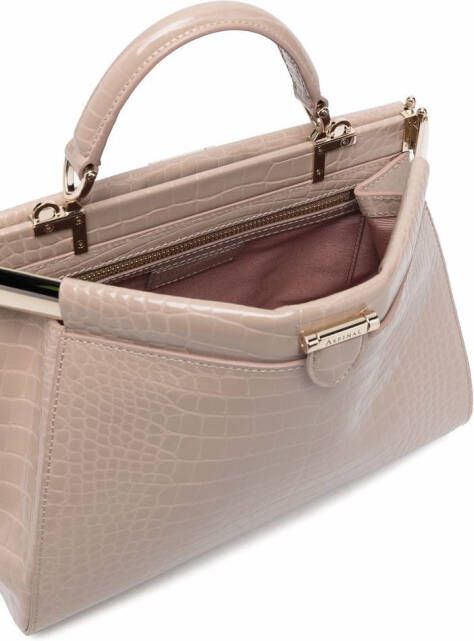 Aspinal Of London Florence kleine tas met handgreep Beige