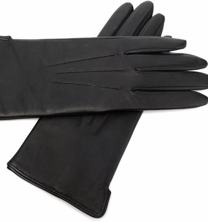 Aspinal Of London Handschoenen met kleurverloop en stiksel Zwart
