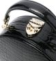 Aspinal Of London Hat Box tas met krokodillenleer-reliëf Zwart - Thumbnail 4