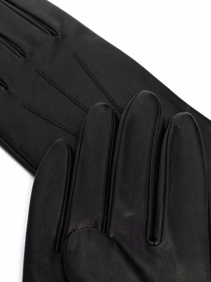 Aspinal Of London Leren handschoenen Zwart