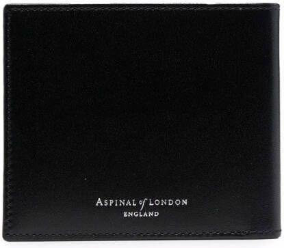 Aspinal Of London Leren portemonnee Zwart