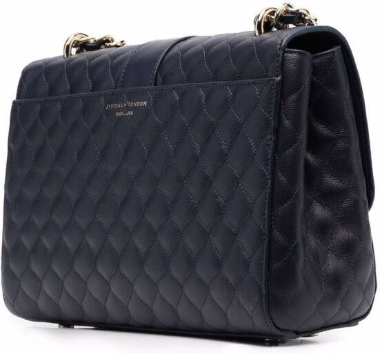 Aspinal Of London Lottie crossbodytas Blauw