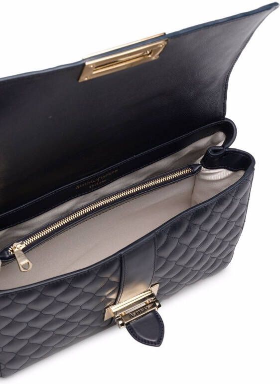 Aspinal Of London Lottie crossbodytas Blauw