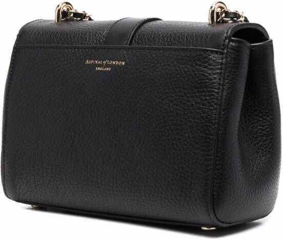 Aspinal Of London Lottie kleine crossbodytas Zwart