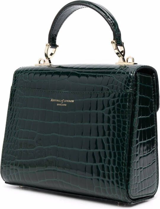 Aspinal Of London Mayfair midi-tas met handgreep Groen