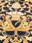 Aspinal Of London Sjaal met barokpatroon Zwart - Thumbnail 3